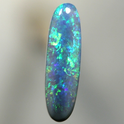 SOLID SEMI BLACK OPAL Sparkling bright orange and green